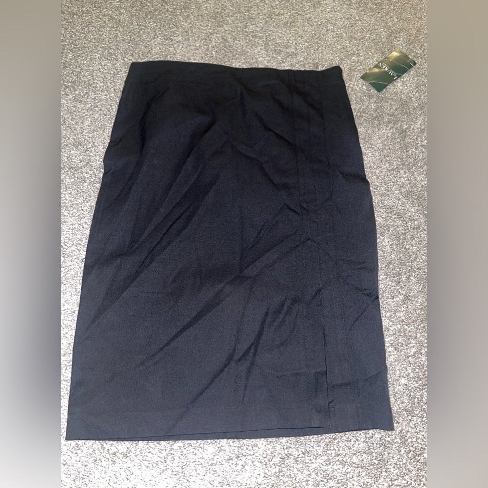 22. Ralph lauren black pencil skirt below knee  pencil skirt s2